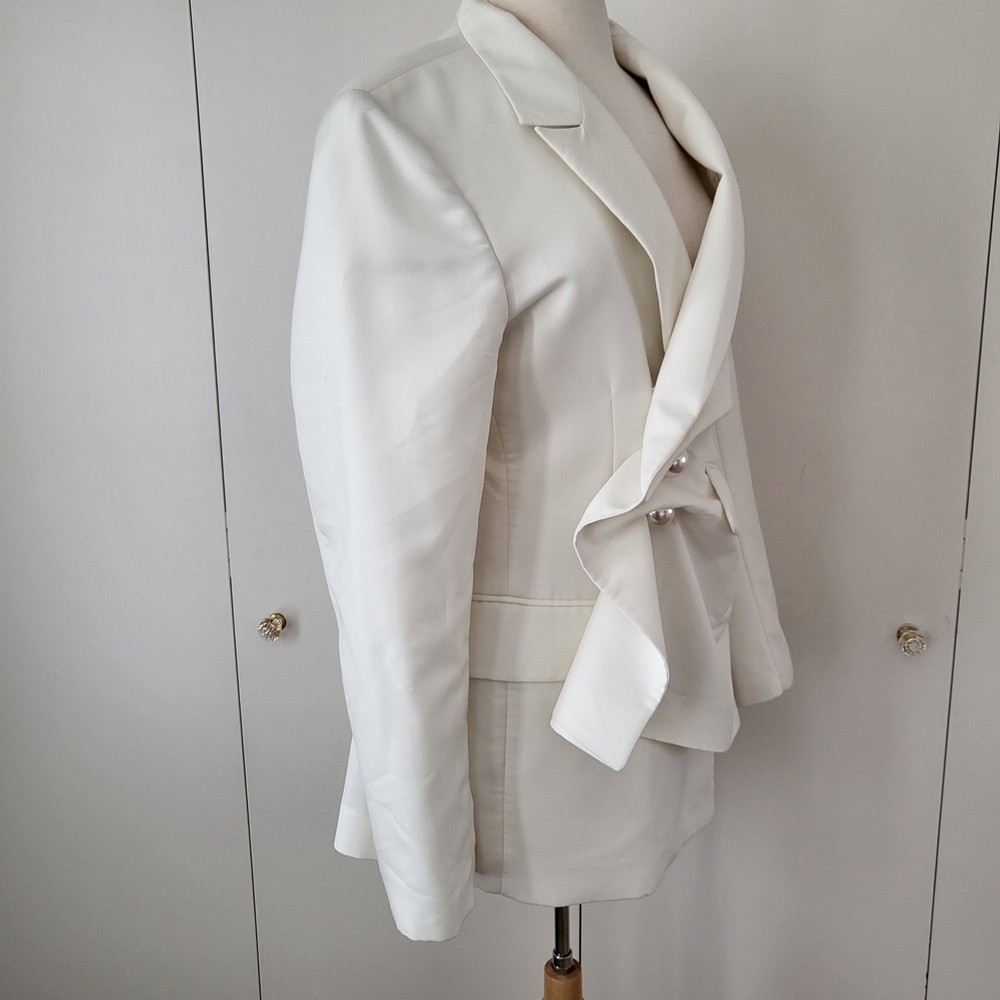 KIMHÉKIM Venus Blazer Size 38 Assymetric Ivory Off White - Picture 4 of 16